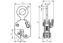 Camlok 92 series vertical plate lifting clamps