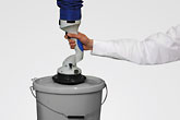 JumboFlex, maximum load 35kg, with round suction pad for handling buckets and barrels